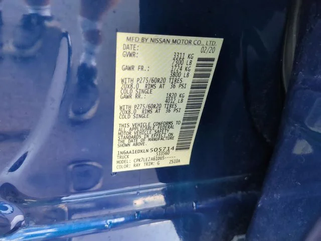 Used 2020 Blue Nissan SL image 34