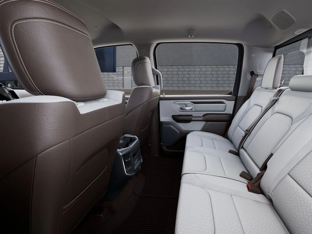 New 2026 Ivory White Tri-Coat Pearl-Coat Exterior Paint RAM Laramie image 25