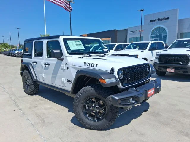 New 2026 Bright White Clear-Coat Exterior Paint Jeep Willys image 1