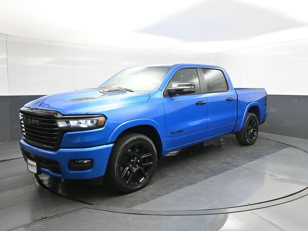 New 2026 Hydro Blue Pearl-Coat Exterior Paint RAM Laramie image 34