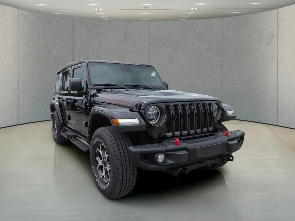 Used 2021 Black Clearcoat Jeep Unlimited Rubicon image 13
