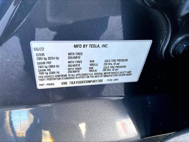 Used 2022 Gray Tesla Long Range image 33