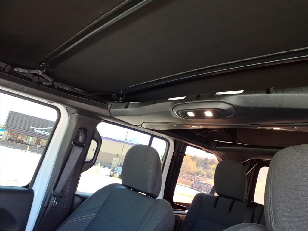 Used 2024 Bright White Clearcoat Jeep Sport S 4xe image 7