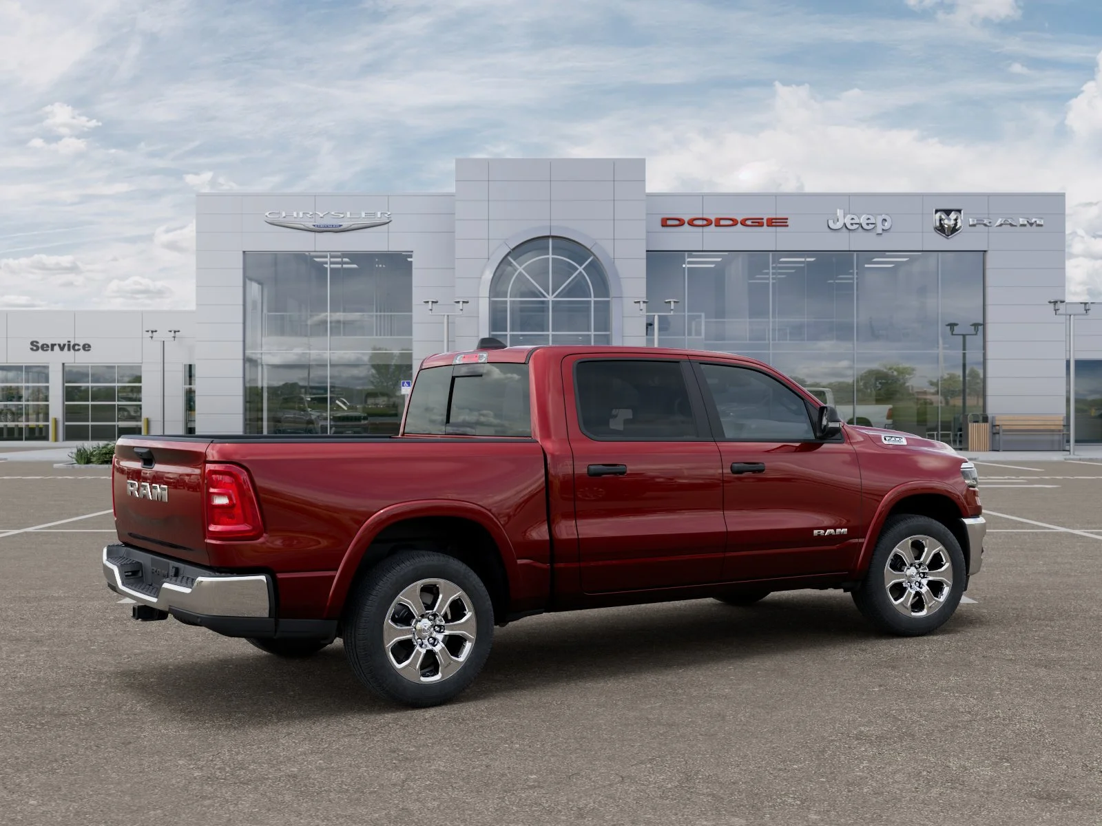 New 2025 Delmonico Red Pearlcoat RAM BIG HORN image 2