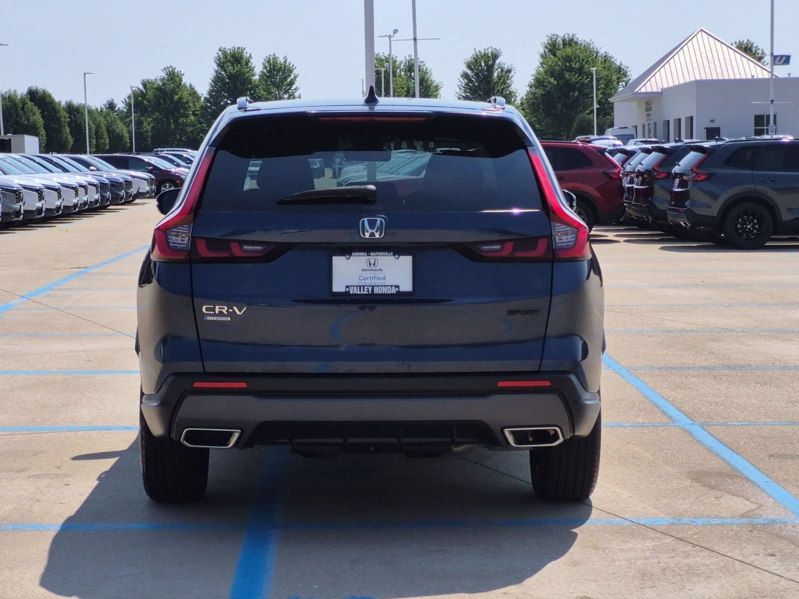 Certified Used 2024 Canyon River Blue Metallic Honda Sport AWD image 8