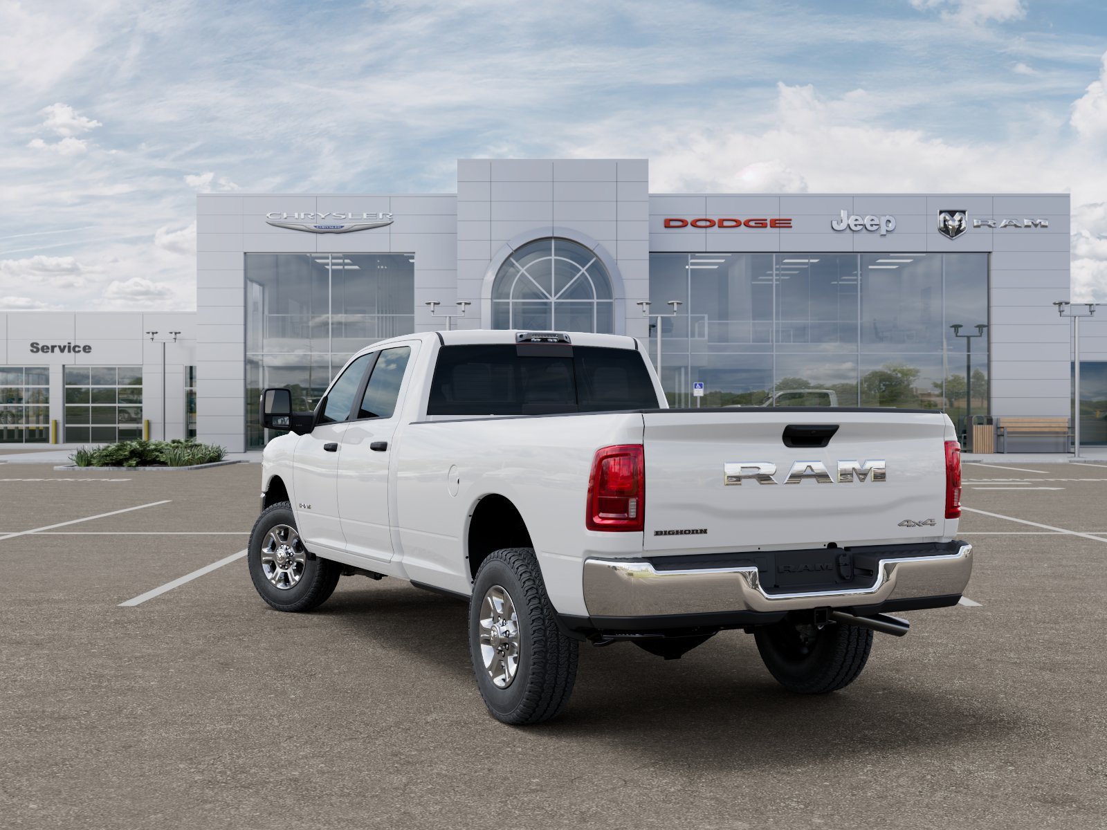 New 2026 Bright White Clearcoat RAM Big Horn image 30