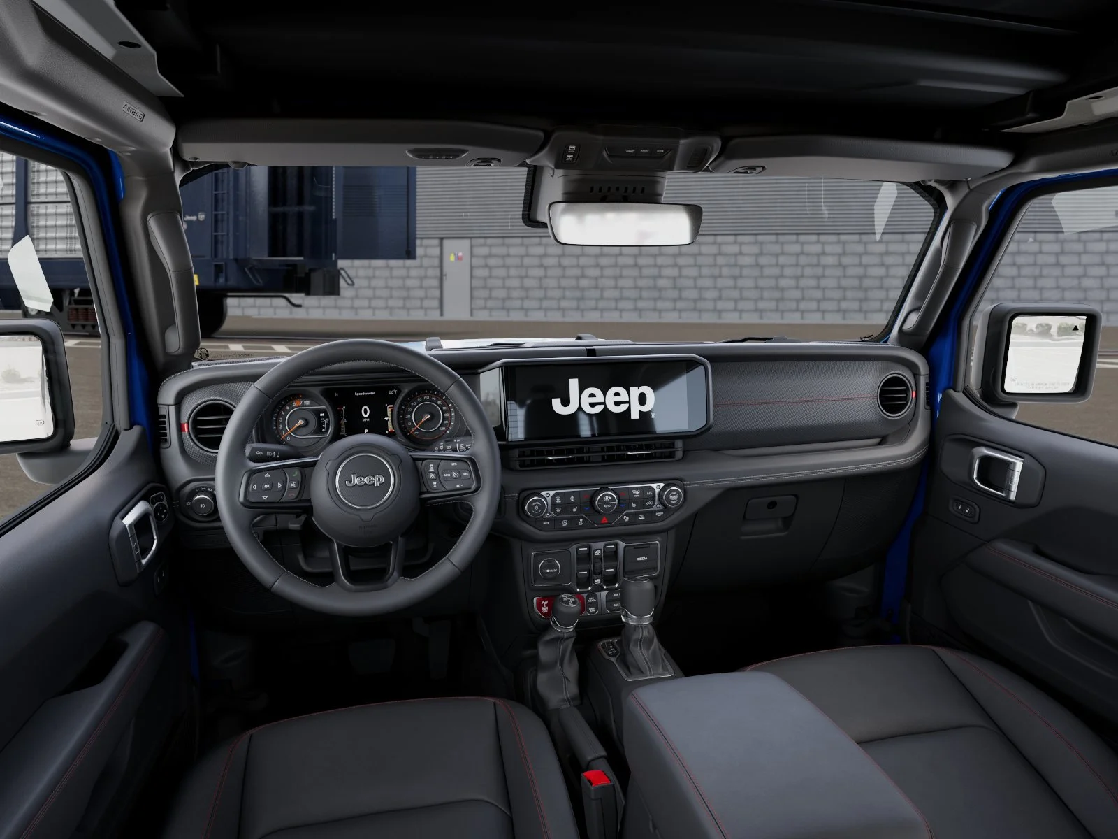 New 2026 Hydro Blue Pearl-Coat Exterior Paint Jeep Rubicon X image 16