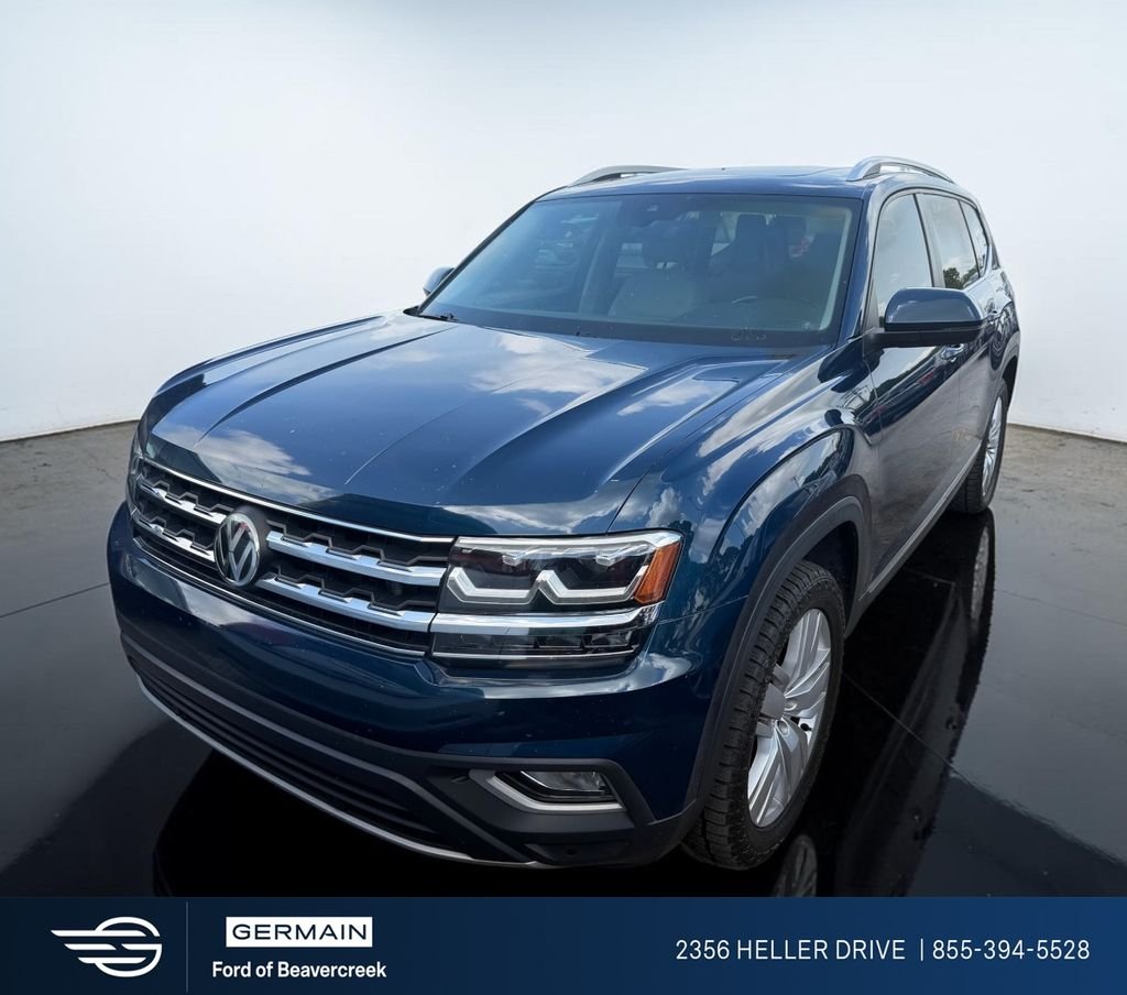 Used 2019 Blue Metallic Volkswagen SEL image 1