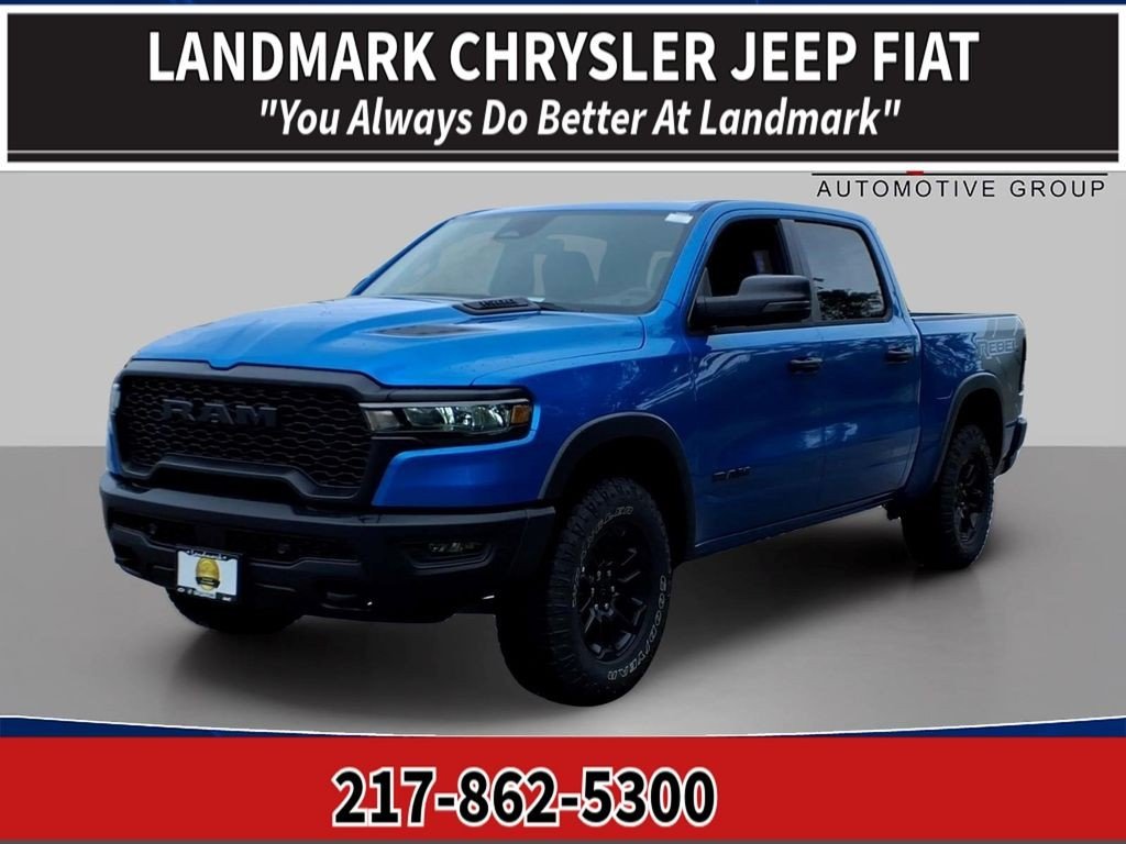 Used 2026 Blue Pearl Ram Rebel 4x4 Crew Cab 5