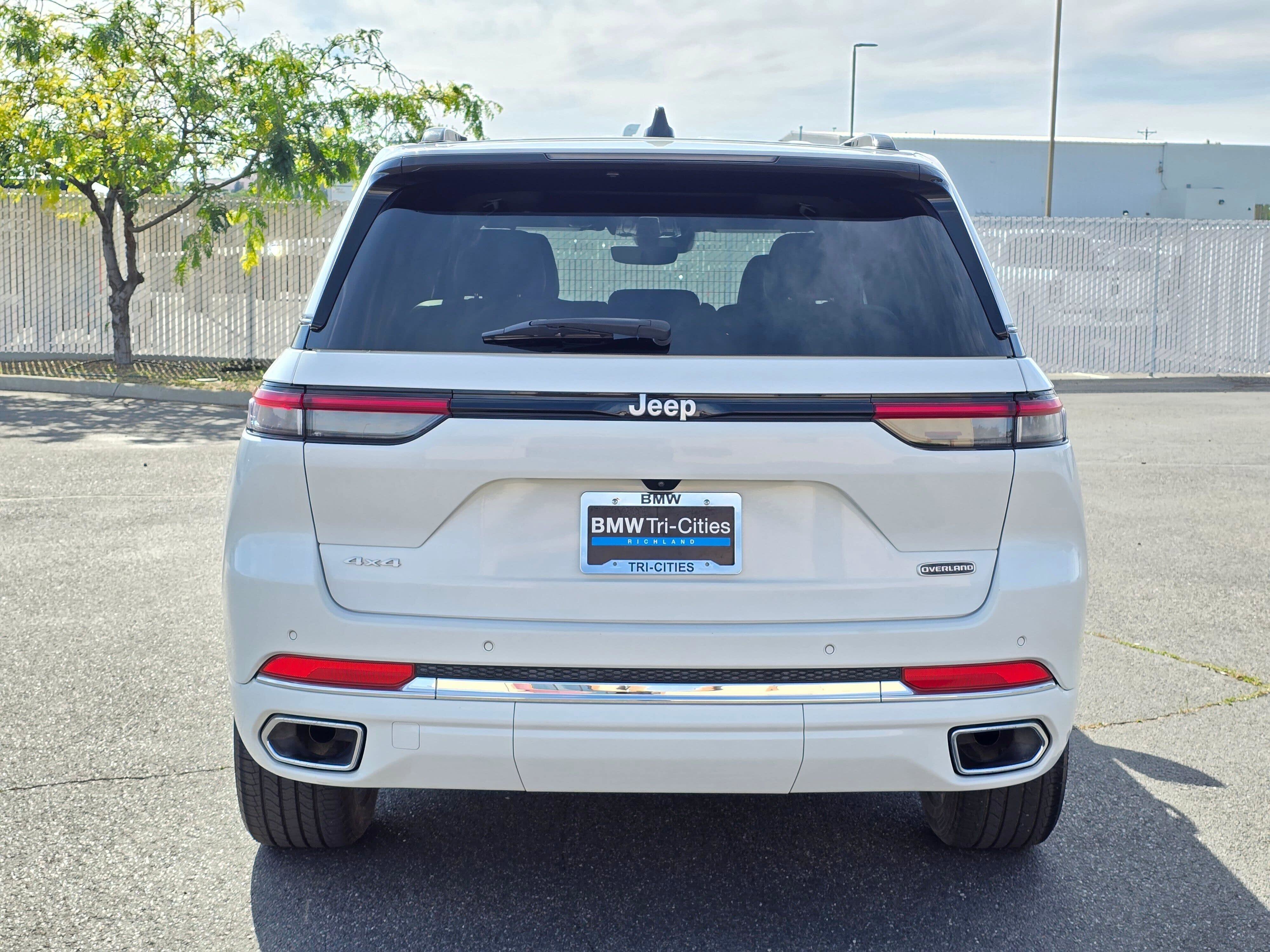 Used 2024 Bright White Clearcoat Jeep Overland image 5