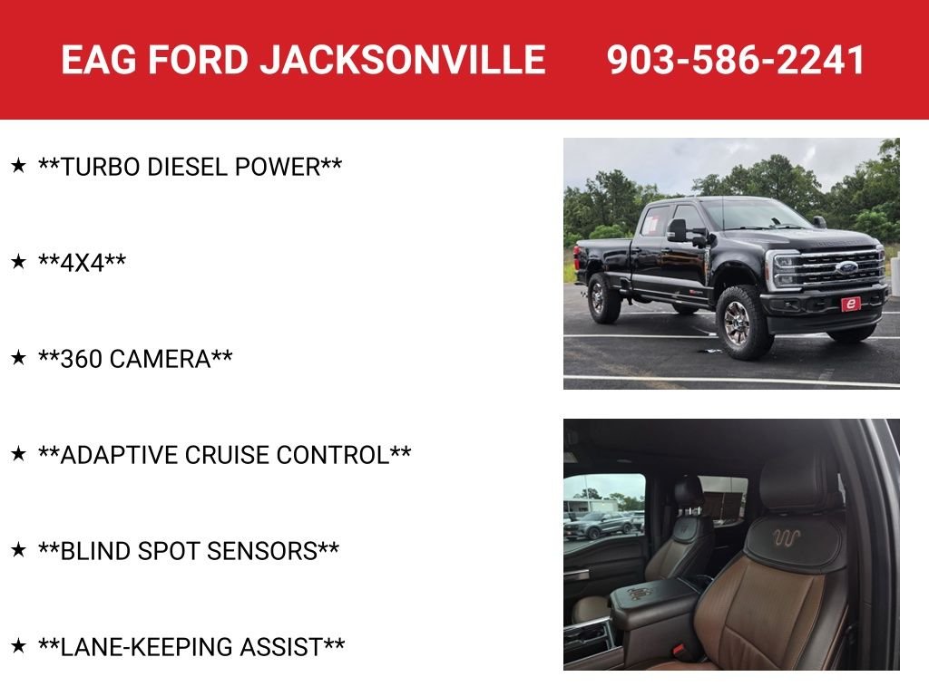 Used 2024 Agate Black Metallic Ford King Ranch image 8