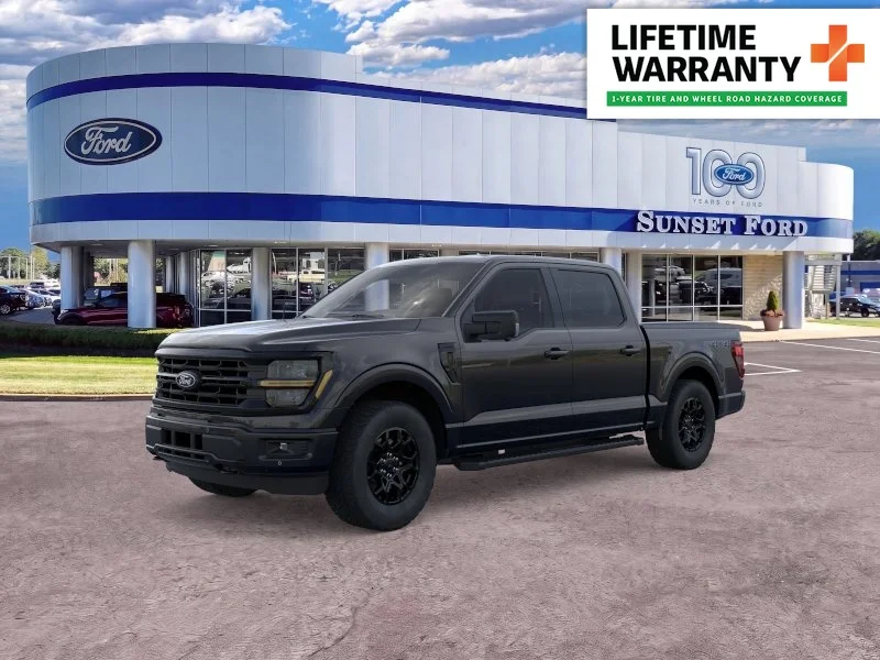 New 2026 Agate Black Metallic Ford XLT image 1