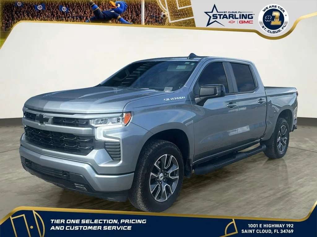 Used 2025 Sterling Gray Metallic Chevrolet RST image 1