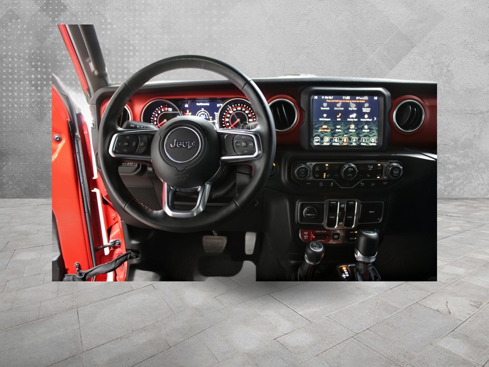 Used 2018 Firecracker Red Clearcoat Jeep Rubicon image 2