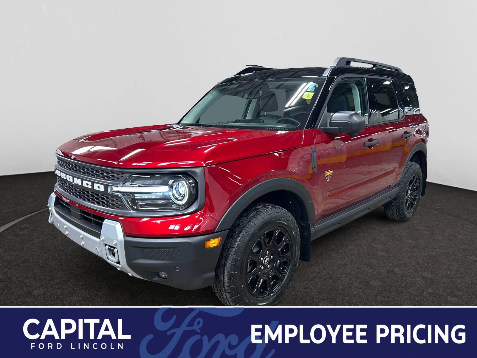 New 2026 Ruby Red Metallic Tinted Clearcoat Ford Badlands image 1