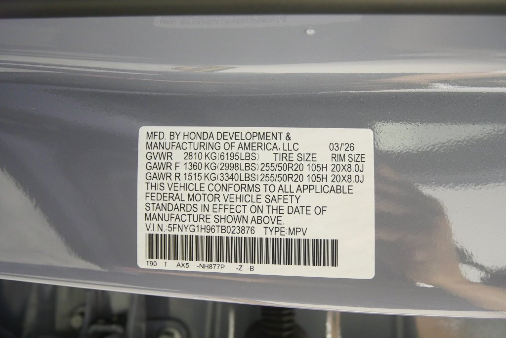 Used 2026 Sonic Gray Pearl Honda Black Edition image 32