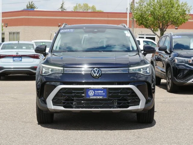 Certified 2025 Volkswagen Taos SEL with VIN 3VV4C7B27SM047365 for sale in Inver Grove Heights, Minnesota