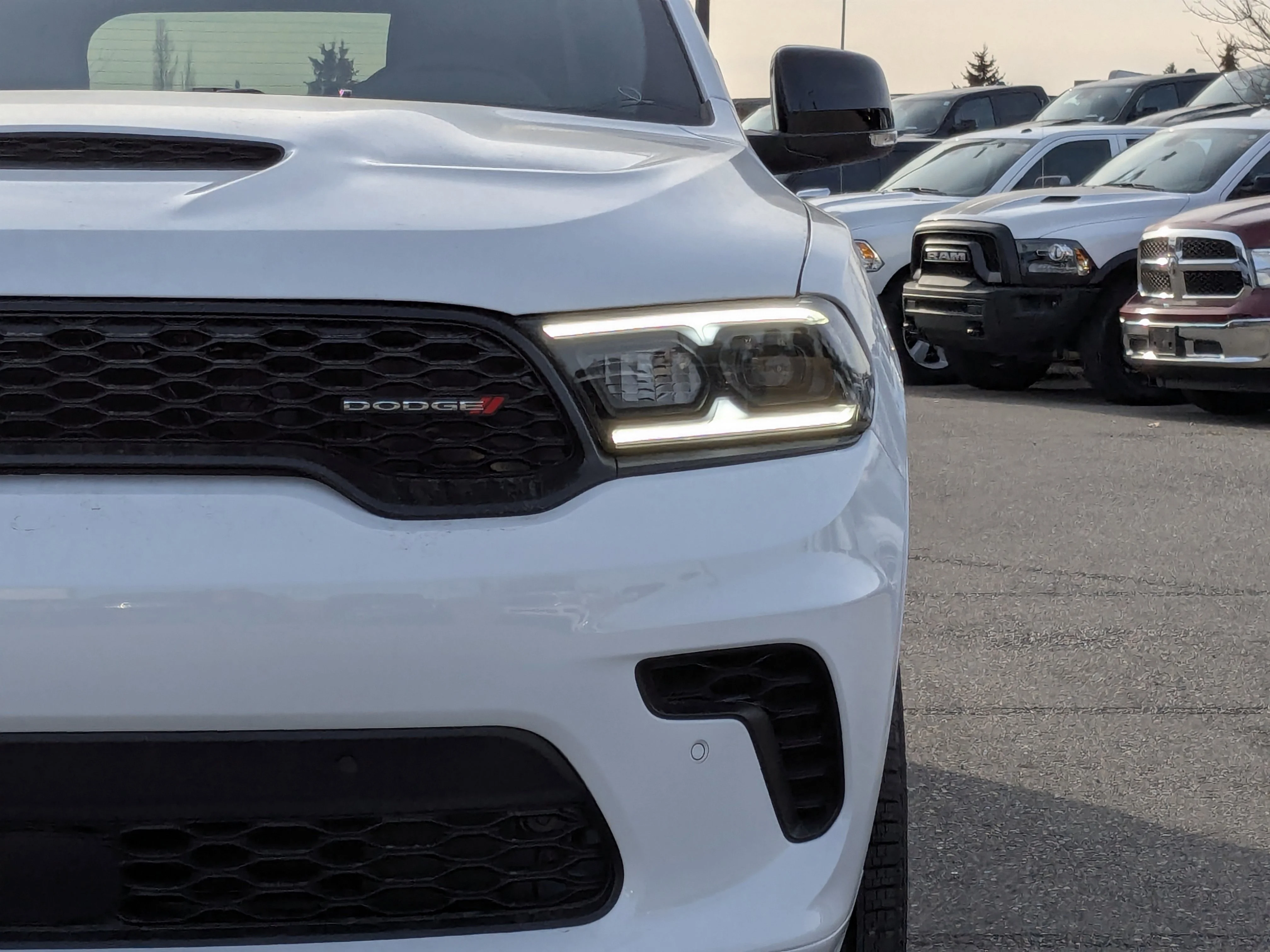 New 2026 White Dodge GT Plus - - GT Plus Pkg (2BH) - 2nd Row Captain Chairs - Ebony Red Leather?Faced Seats - 10.1 Nav & image 10