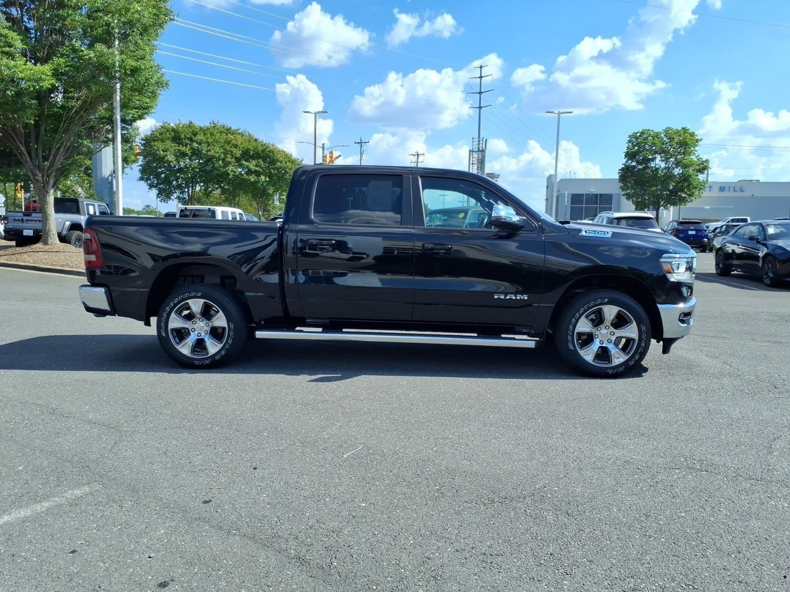 Certified Used 2024 Diamond Black Crystal Pearlcoat Ram Laramie image 10