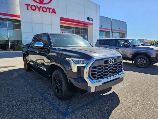 New 2026 Midnight Black Metallic Toyota Tundra 1794 Edition image 3