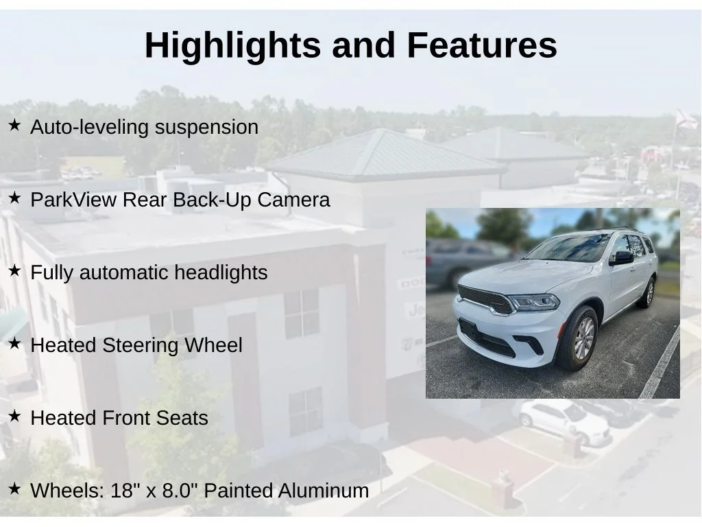 Used 2023 White Dodge SXT image 2