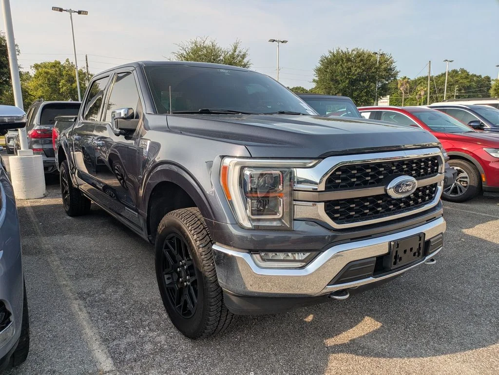 Used 2021 Blue Ford King Ranch image 2