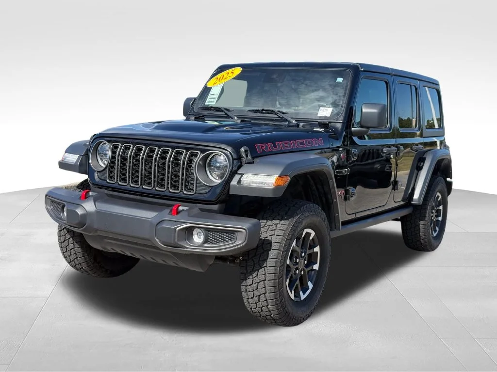 Used 2025 Black Jeep Rubicon image 1