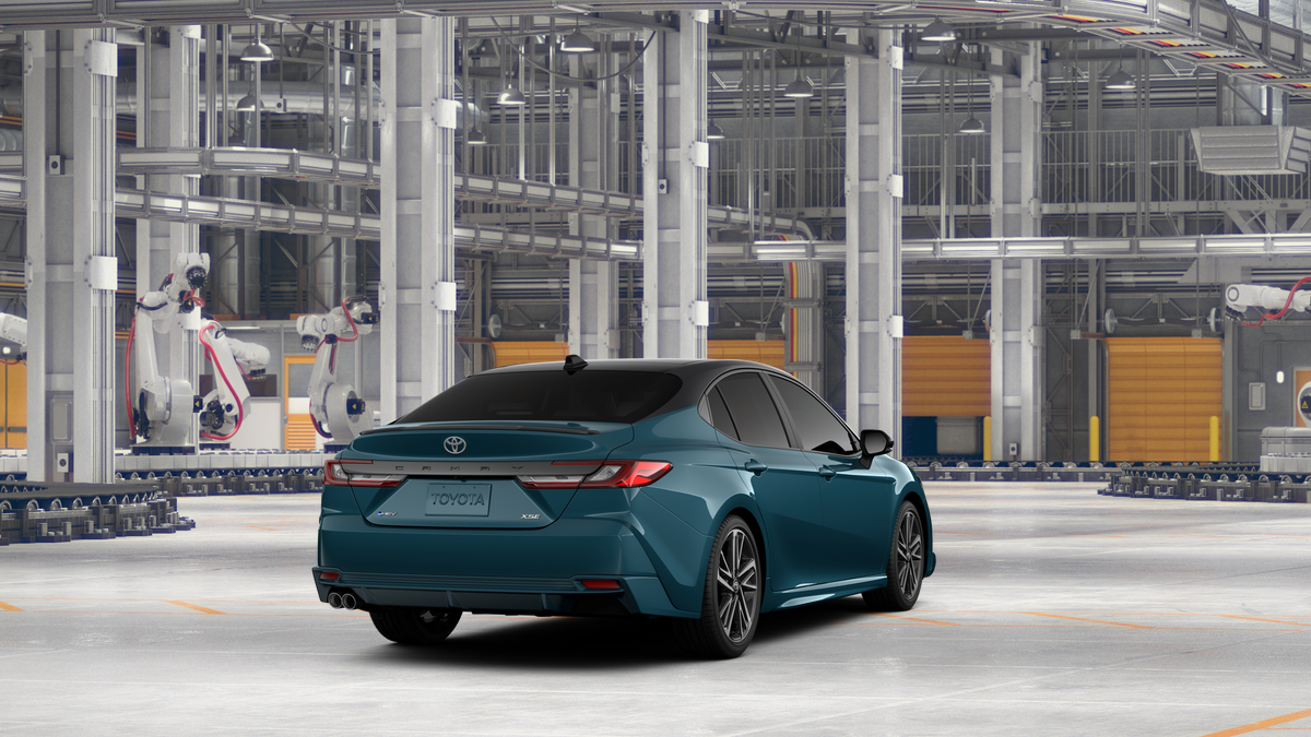 New 2026 Ocean Gem with Midnight Black Metallic roof Toyota XSE image 9