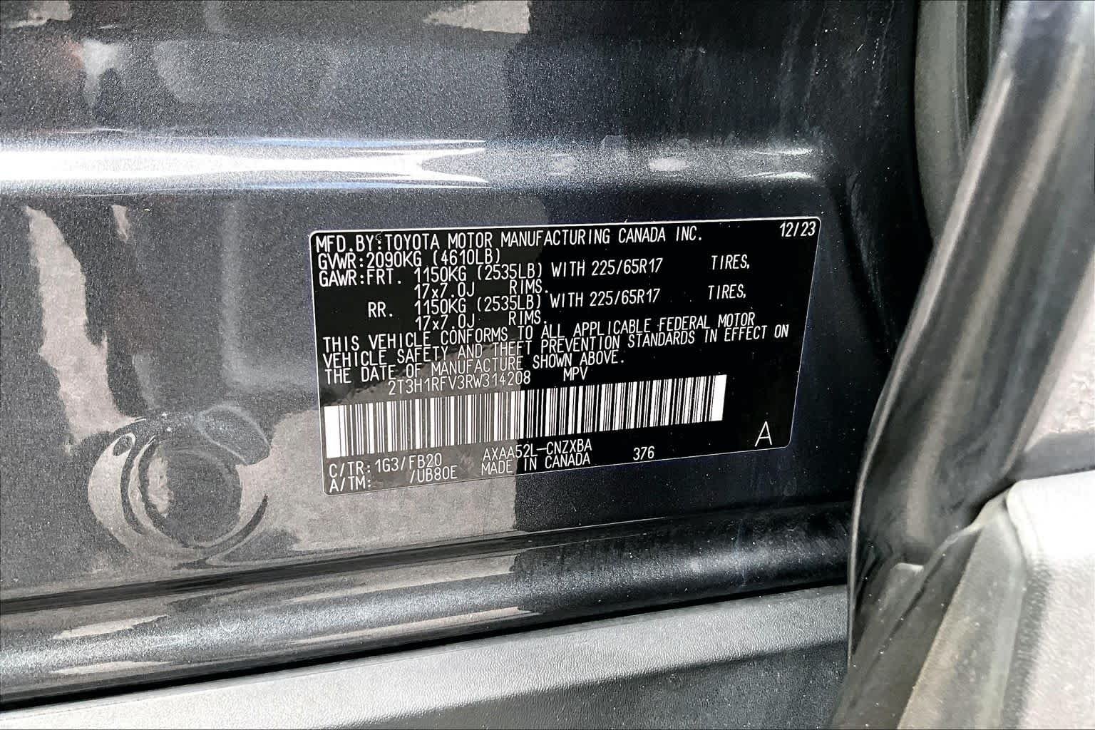 Used 2024 Magnetic Gray Metallic Toyota LE image 36