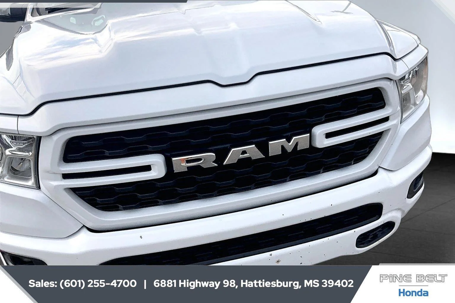 Used 2022 Bright White Clearcoat Ram Big Horn image 21