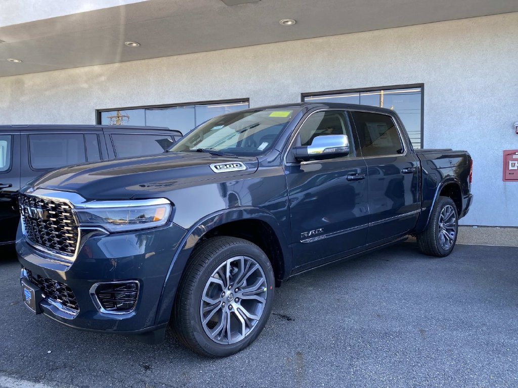 New 2027 Forged Blue Metallic Exterior Paint RAM Tungsten image 2