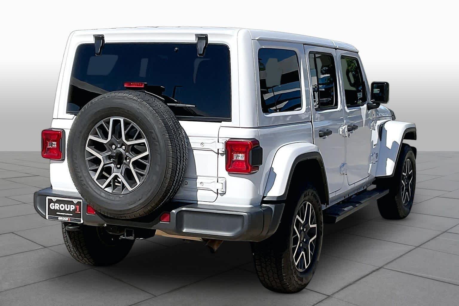 Certified Used 2024 Bright White Clearcoat Jeep Sahara image 13