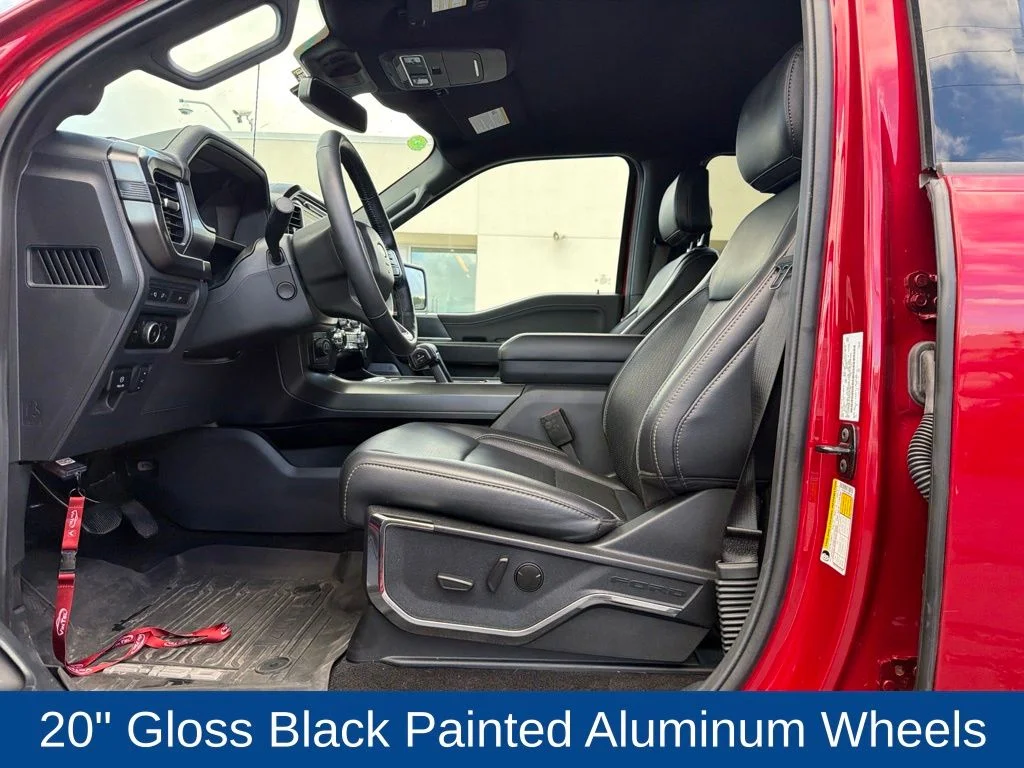 Used 2024 Rapid Red Metallic Tinted Clearcoat Ford Lariat image 12