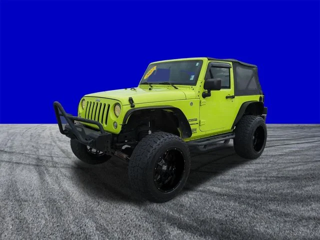 Used 2017 Hypergreen Clearcoat Jeep Sport image 8