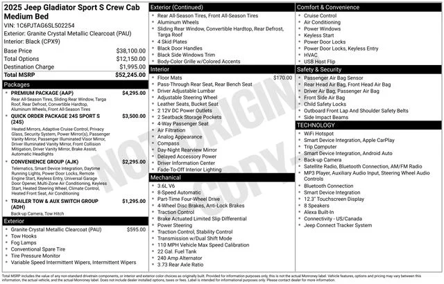 Used 2025 Gray Jeep Sport S image 2