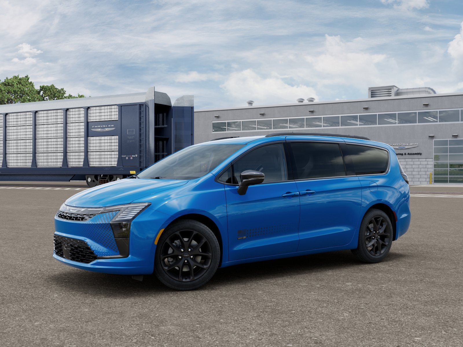 New 2027 Hydro Blue Pearl-Coat Exterior Paint Chrysler Select image 1