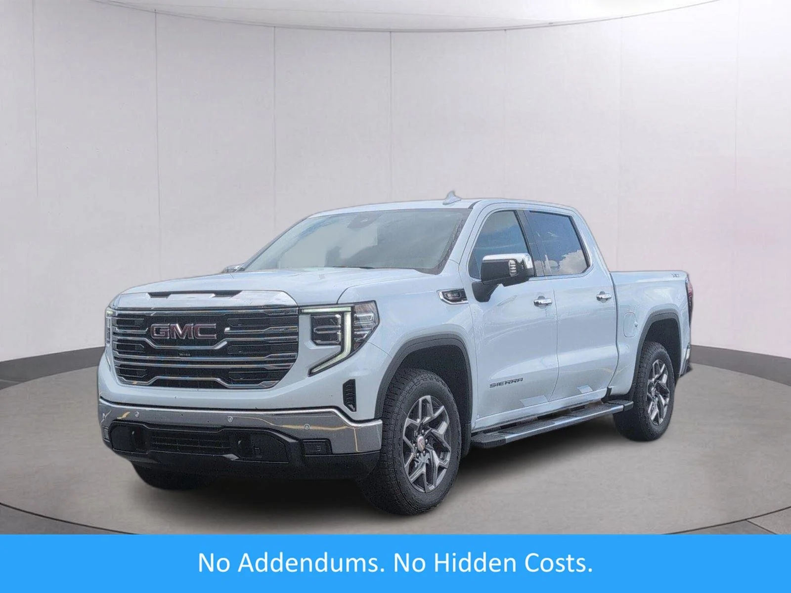 New 2026 Glacier White Tricoat GMC SLT image 1