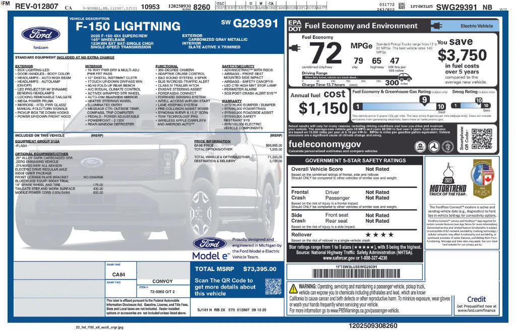 Certified Used 2025 Carbonized Gray Metallic Ford Flash image 6