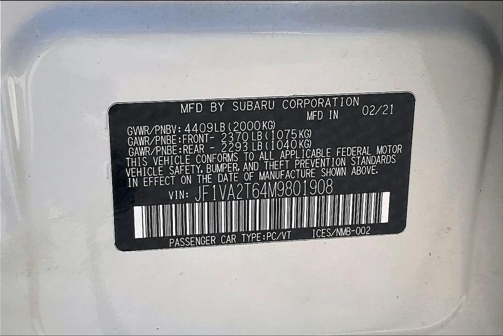 Used 2021 Crystal White Pearl Subaru STi Limited image 31