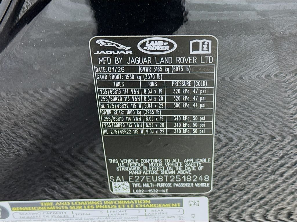 New 2026 Santorini Black Land Rover X-Dynamic SE image 27