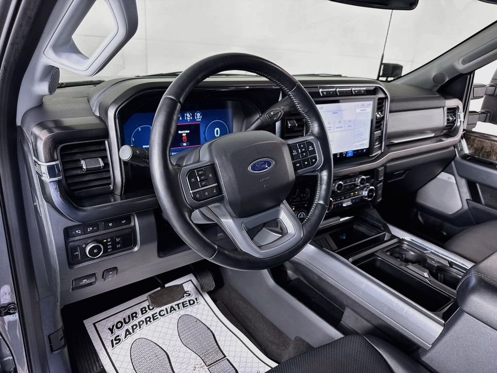 Used 2024 Carbonized Gray Metallic Ford LARIAT image 9