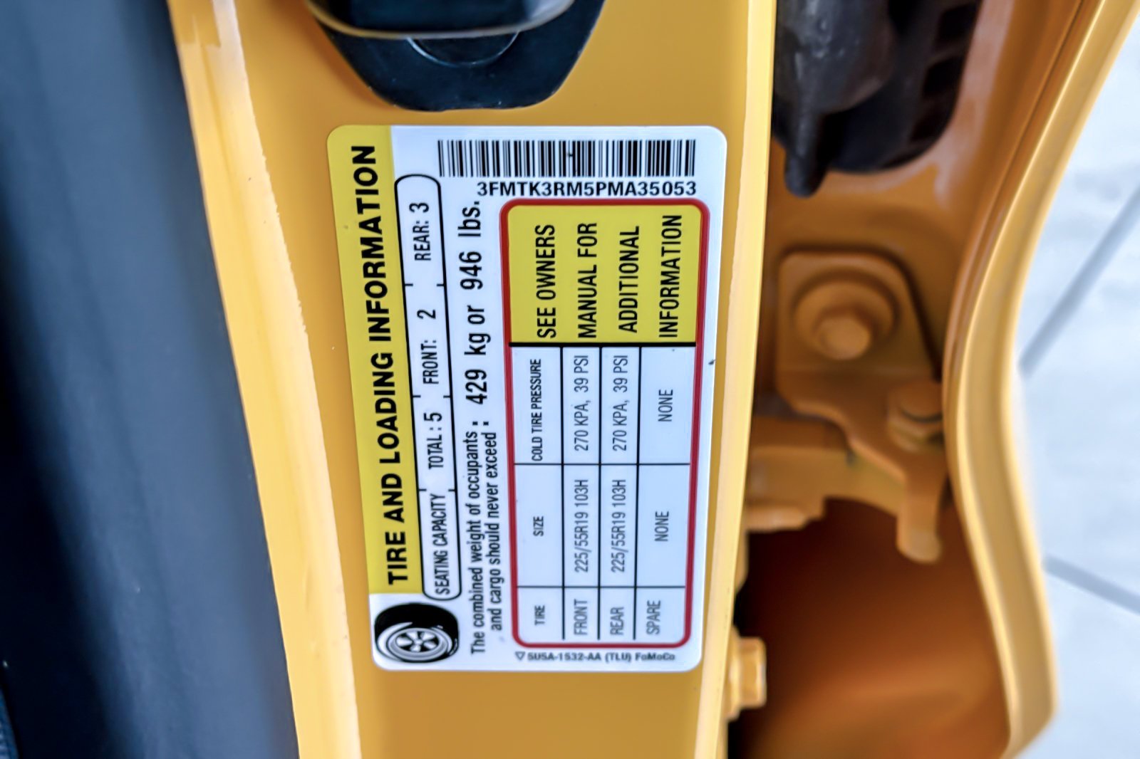 Certified Used 2023 Cyber Orange Metallic Tricoat Ford Premium image 30