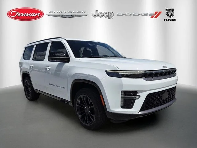 New 2026 Bright White Clear-Coat Exterior Paint Jeep Summit Obsidian image 1