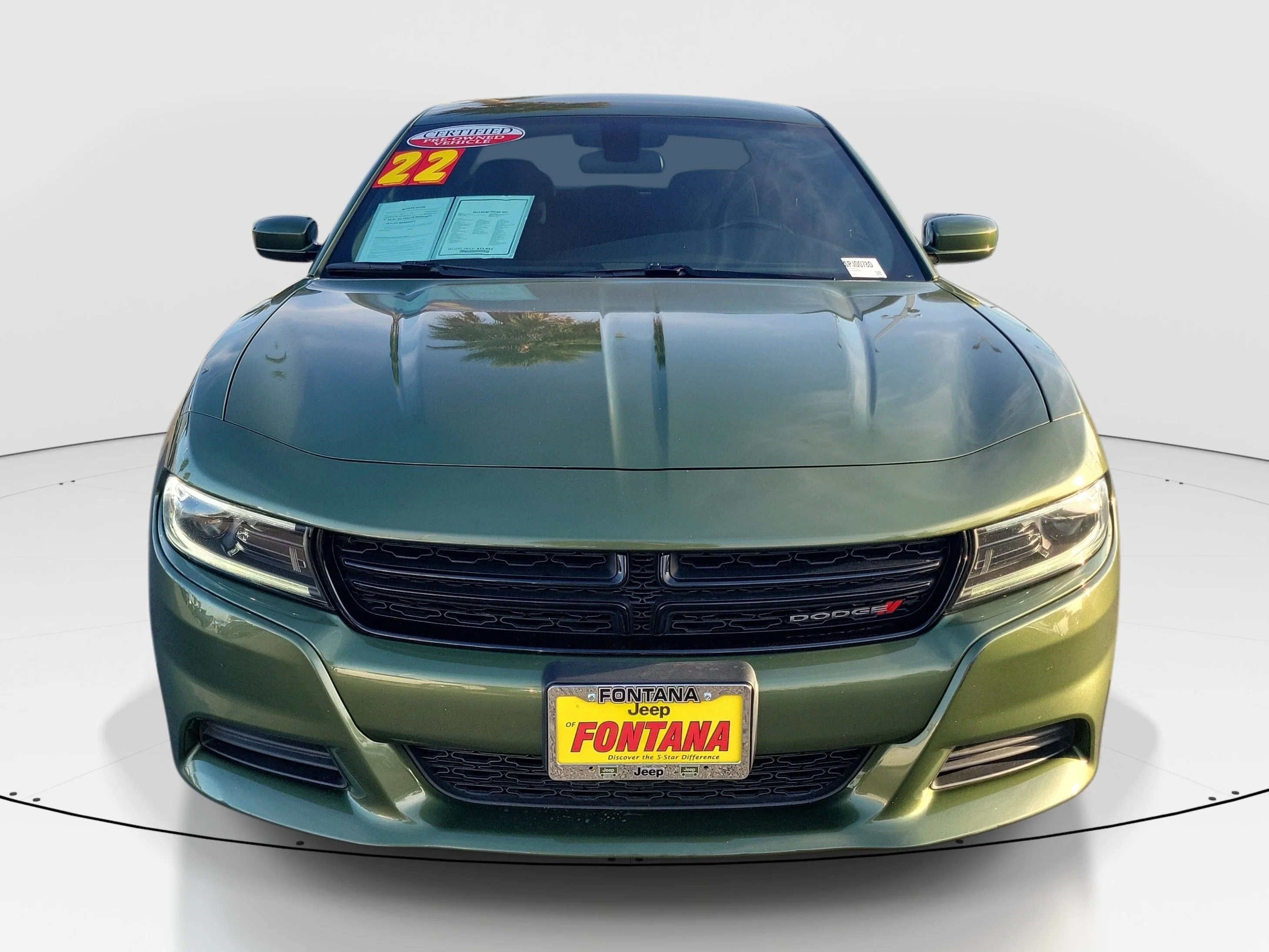 Certified Used 2022 Green Dodge SXT image 9