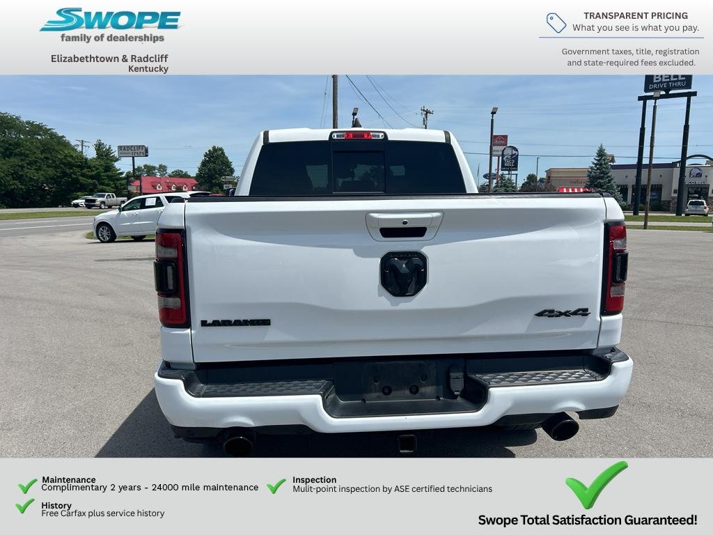 Used 2020 Bright White Clearcoat Ram Laramie image 8