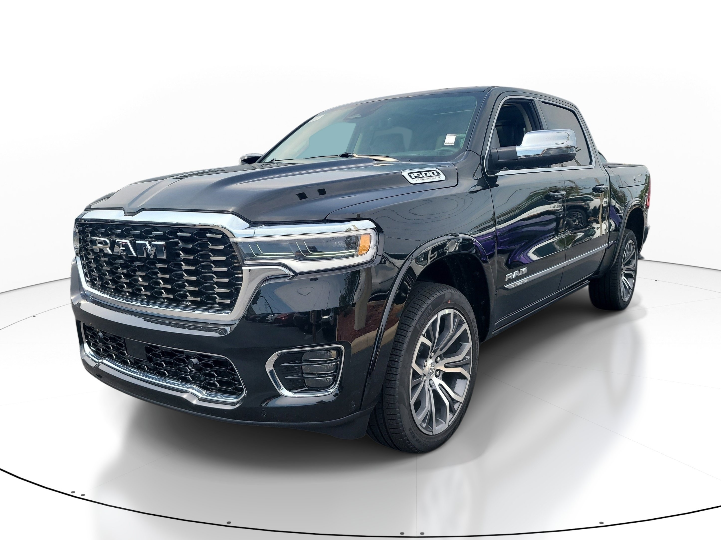 New 2026 Diamond Black Crystal Pearl-Coat Exterior Paint RAM Tungsten image 4