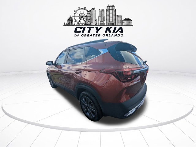 Certified Used 2023 Orange Kia S image 3