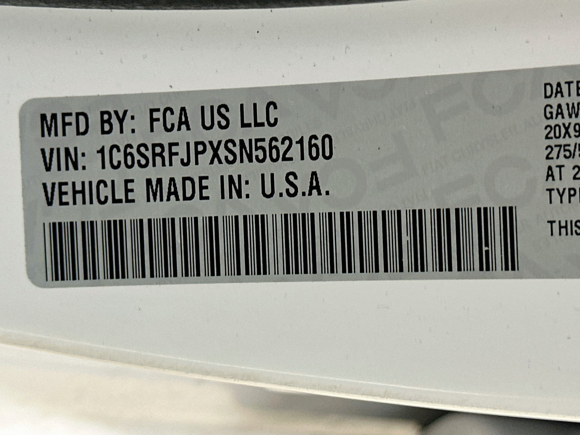 Used 2025 Bright White Clearcoat Ram Laramie image 40