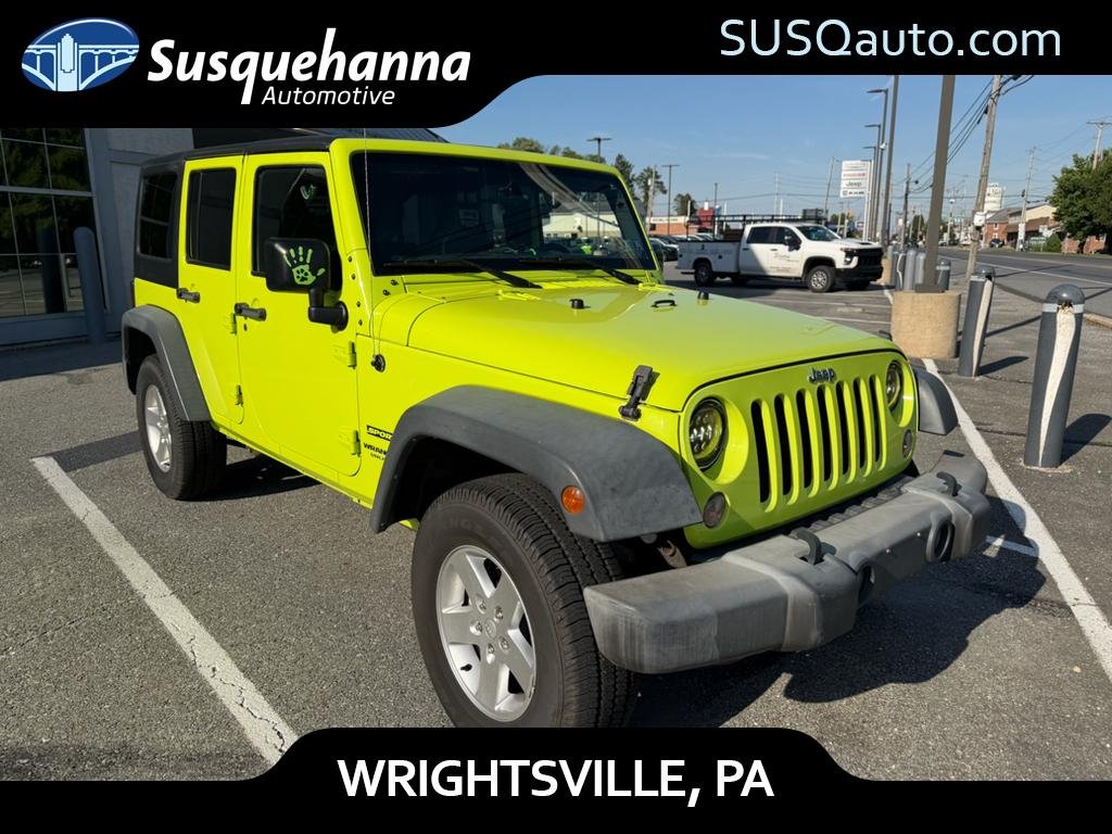 Used 2016 Hypergreen Clearcoat Jeep Sport image 1