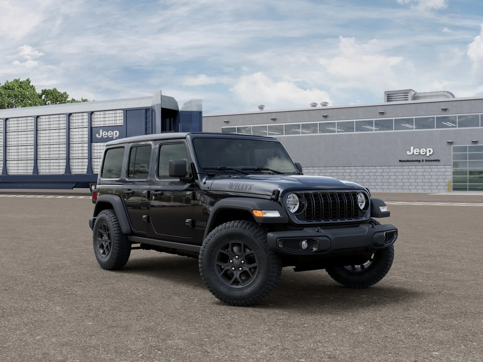 New 2026 Black Clear-Coat Exterior Paint Jeep Willys image 5